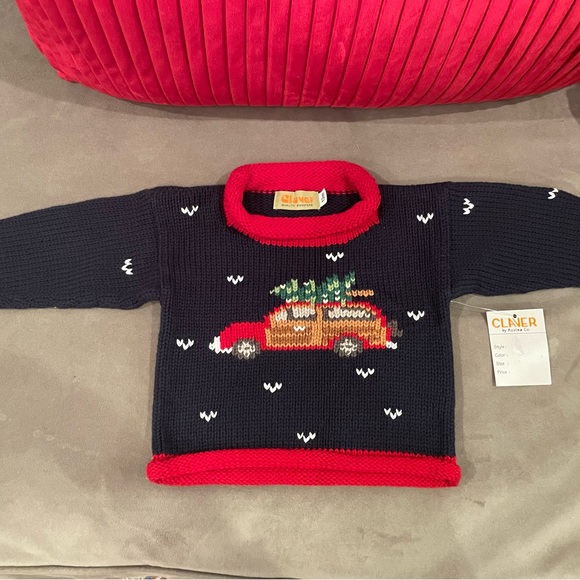 Claver Christmas Sweater- 12 months NWT - Picture 3 of 5